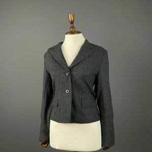 Max Mara Weekend dark gray blazer. Wool Size 10 European 40.